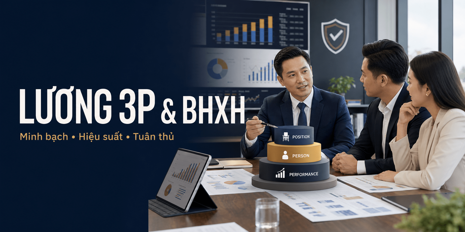 Hướng dẫn phân bổ P1, P2, P3 và phúc lợi trong hệ thống lương 3P nhằm kiểm soát chi phí BHXH đúng bản chất, minh bạch và phù hợp quy định.
