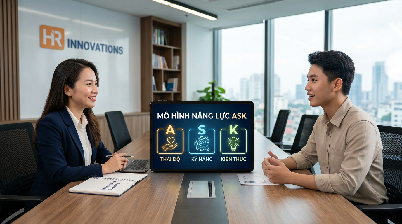 Bộ câu hỏi phỏng vấn tuyển dụng theo mô hình năng lực ASK