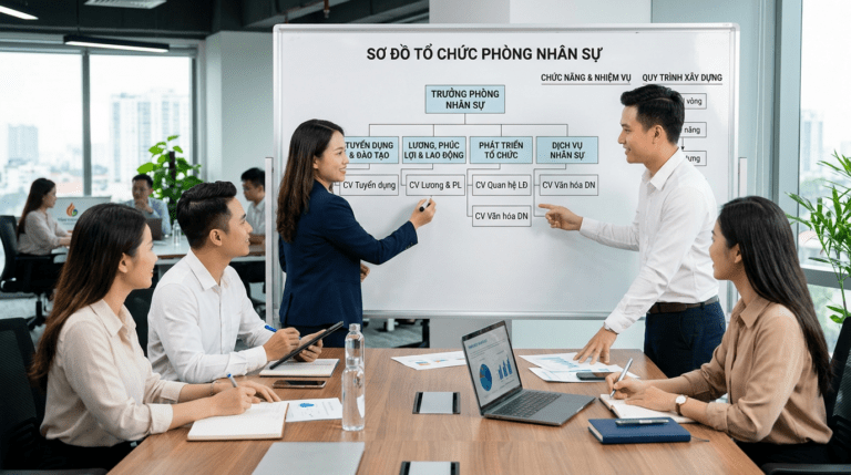 Cách xây dựng sơ đồ tổ chức phòng nhân sự chuẩn chỉnh