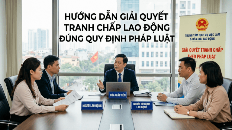 Hướng dẫn giải quyết tranh chấp lao động đúng quy định pháp luật