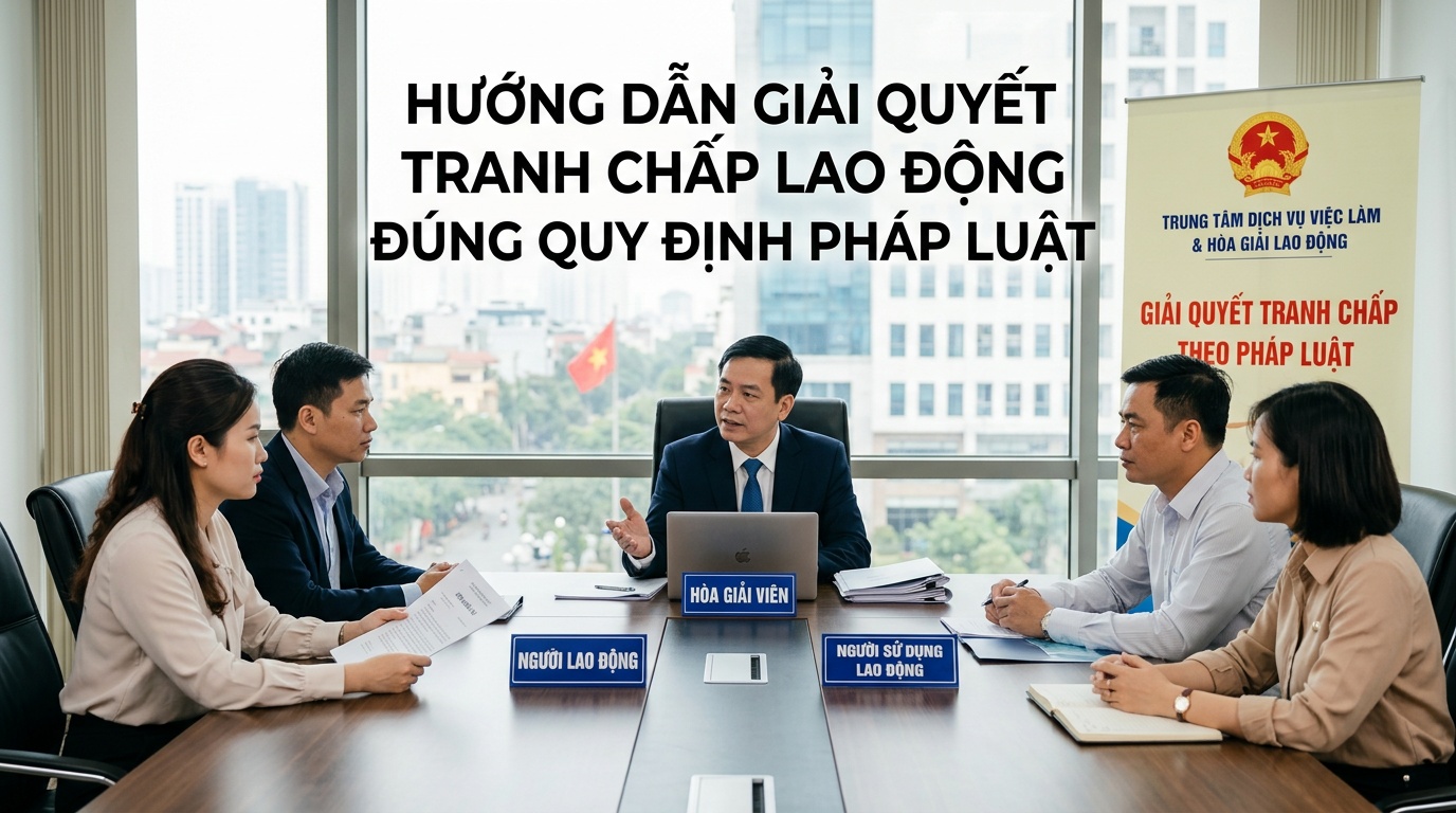 Hướng dẫn giải quyết tranh chấp lao động đúng quy định pháp luật