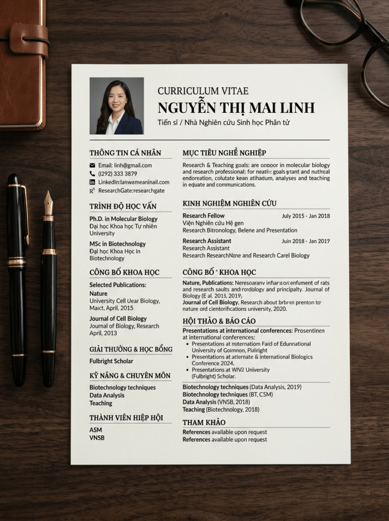 Academic & Research CV