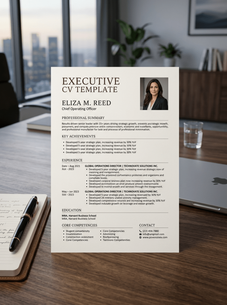 Template CV Executive